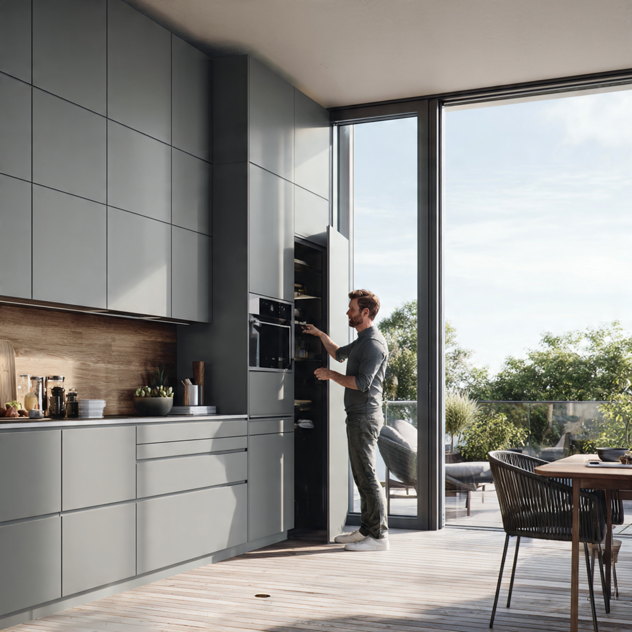 25 Dream Kitchen Cabinets Ideas to Transform Your Space 6 a sleek ultra modern kitchen showcasing handleless dream