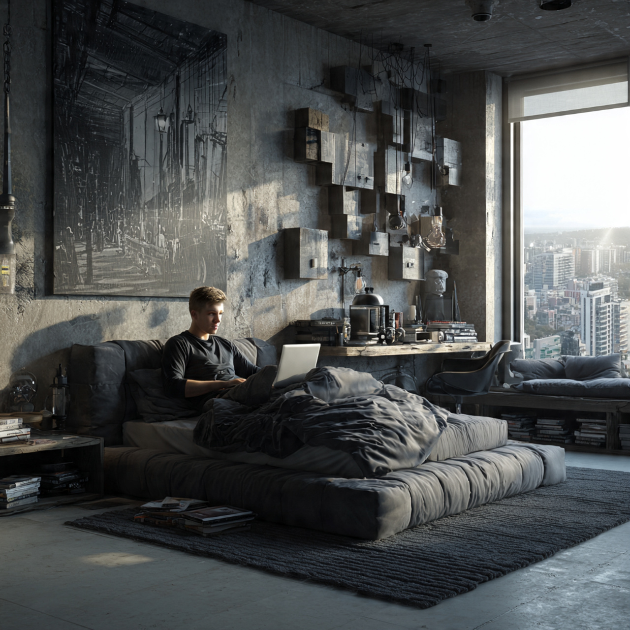 25 Bedroom Design Ideas That Instantly Transform Your Space Into a Dream Sanctuary 16 a sleek urban bedroom designed with bedroom