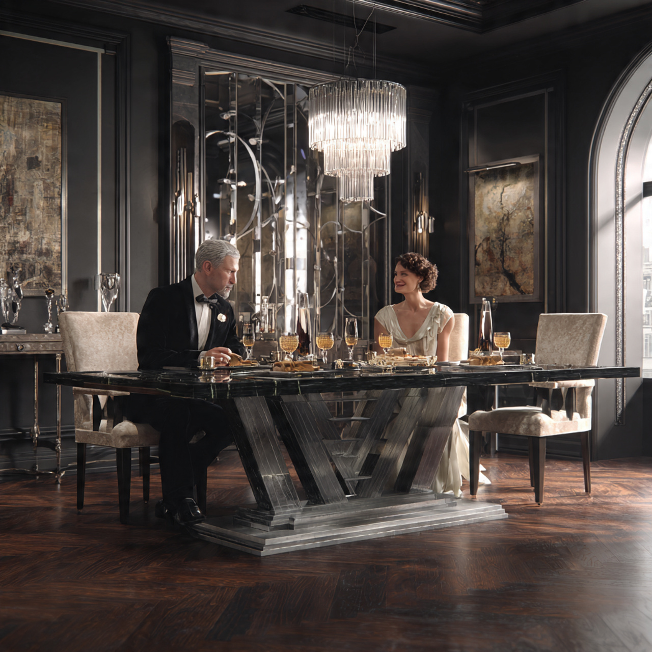 25 Stunning Dining Table Ideas to Transform Your Home 13 a sophisticated dining space featuring a table