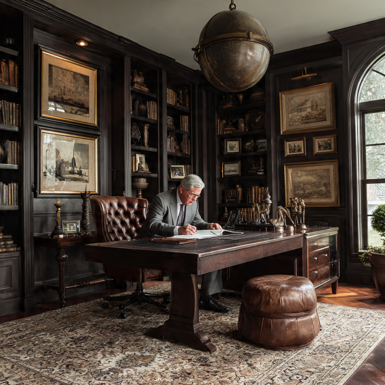 25 Home Office Ideas to Boost Productivity & Style Today 22 a spacious executive home office with a 1