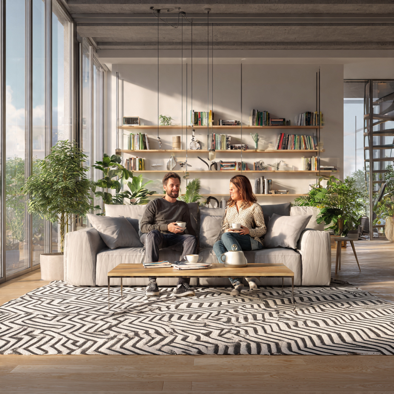 25 Room Decor Ideas for a Stylish, Cozy & Modern Home 2 a spacious living area featuring a bold