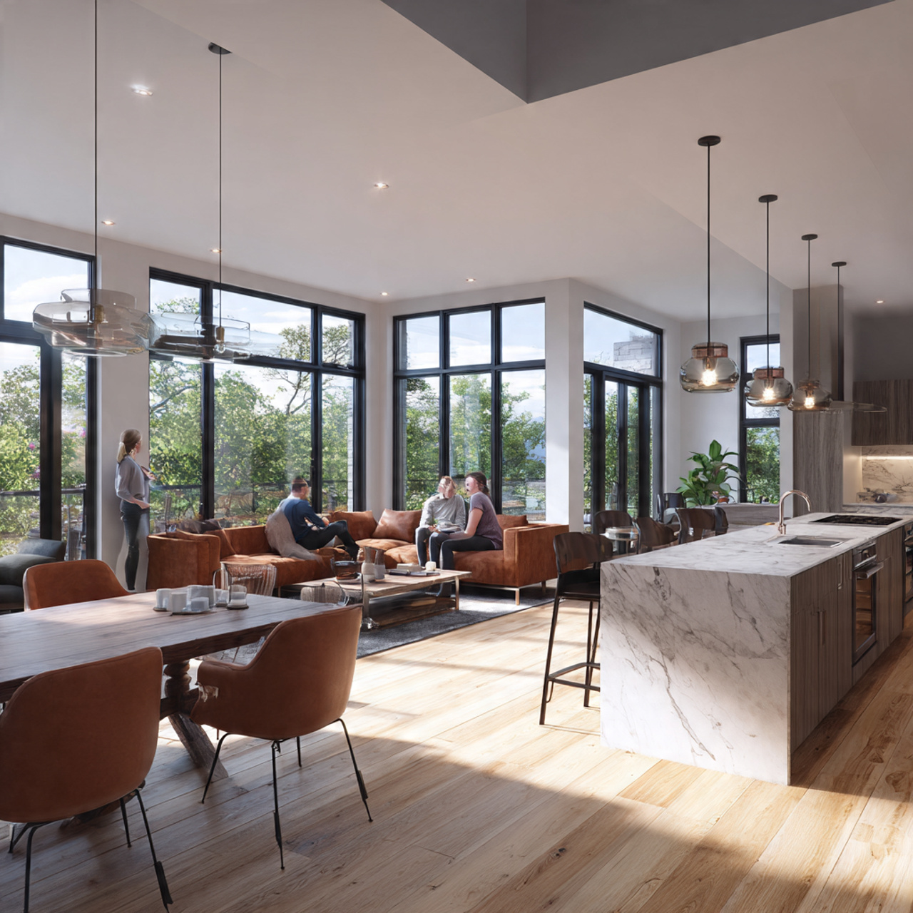 25 Stunning House Ideas to Elevate Your Home Design 3 a spacious open concept great room with kitchen