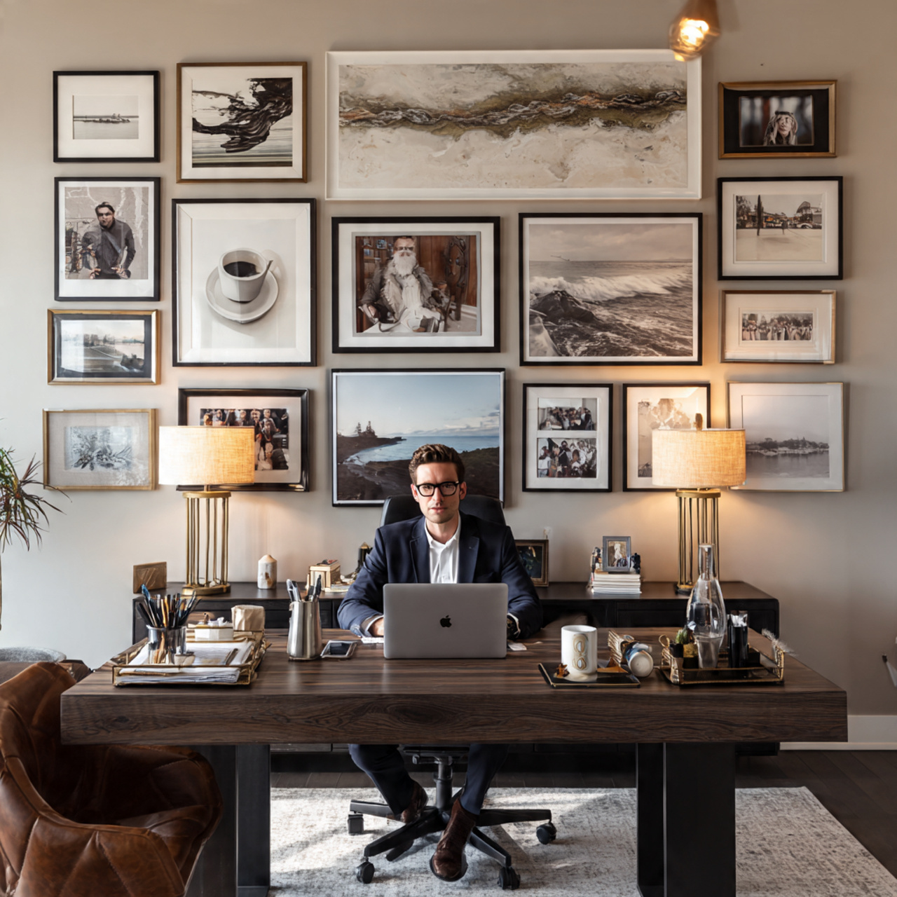 25 Home Office Inspiration Ideas for a Stylish, Productive Workspace 4 a stylish home office inspiration setup featuring