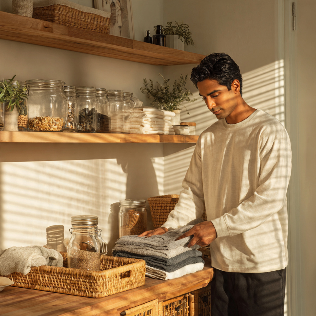 25 Best Laundry Room Ideas for a Stylish Upgrade 5 a stylish laundry room featuring open wooden