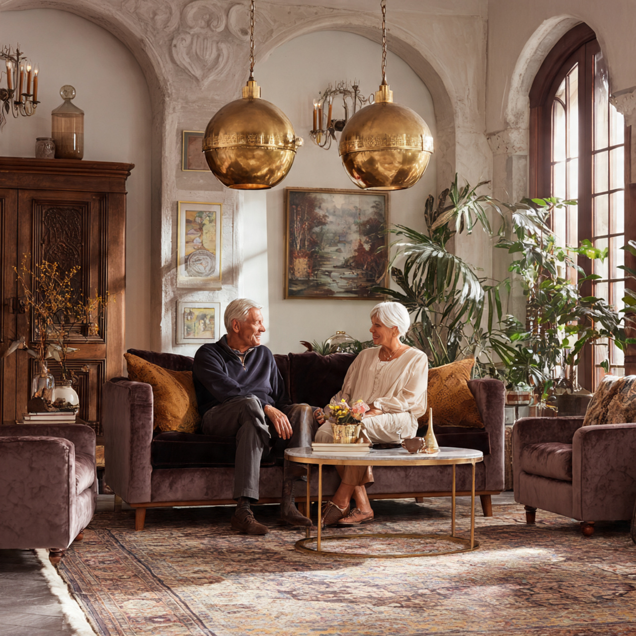 25 Living Room Lighting Ideas to Brighten and Transform Your Home 10 a warm elegant living room featuring vintage