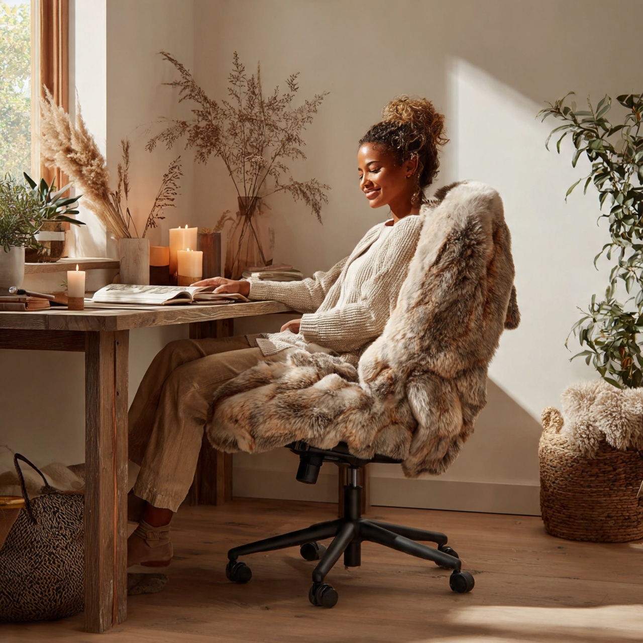 25 Cozy Home Office Ideas for a Warm, Inspiring Workspace 6 a warm inviting workspace featuring cozy home