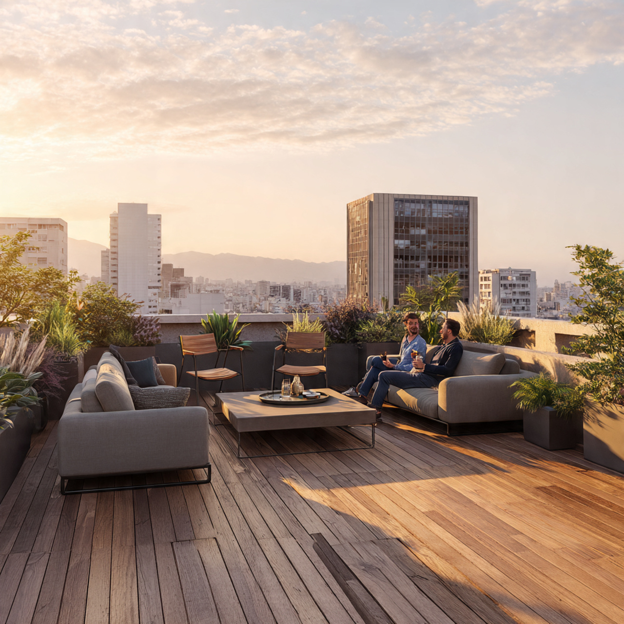 25 Stunning House Ideas to Elevate Your Home Design 15 an urban rooftop garden terrace with comfortable 1