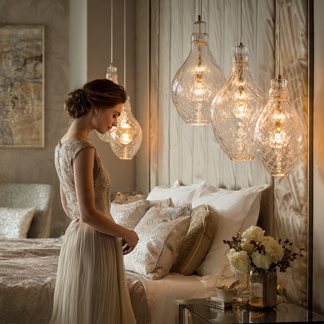 25 Bedroom Lighting Ideas That Instantly Elevate Style & Co 16 bedroom lighting ideas featuring crystal or glass