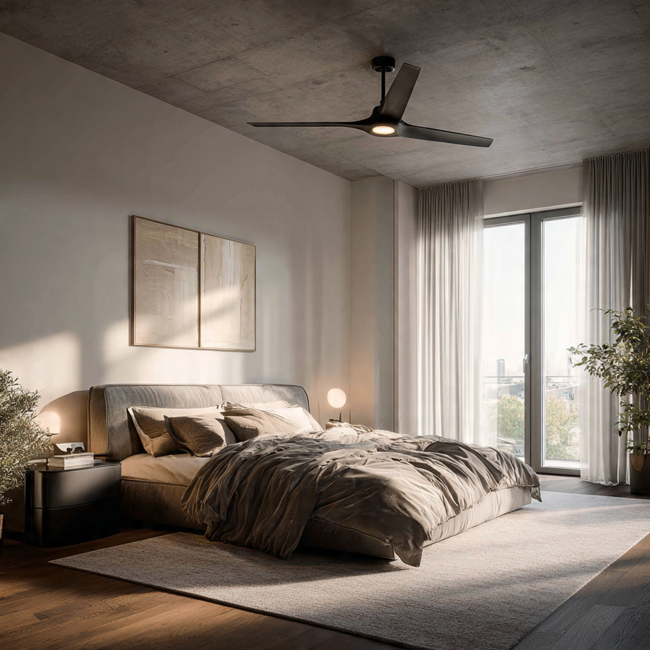 25 Bedroom Lighting Ideas That Instantly Elevate Style & Co 25 bedroom lighting ideas featuring dual purpose fan