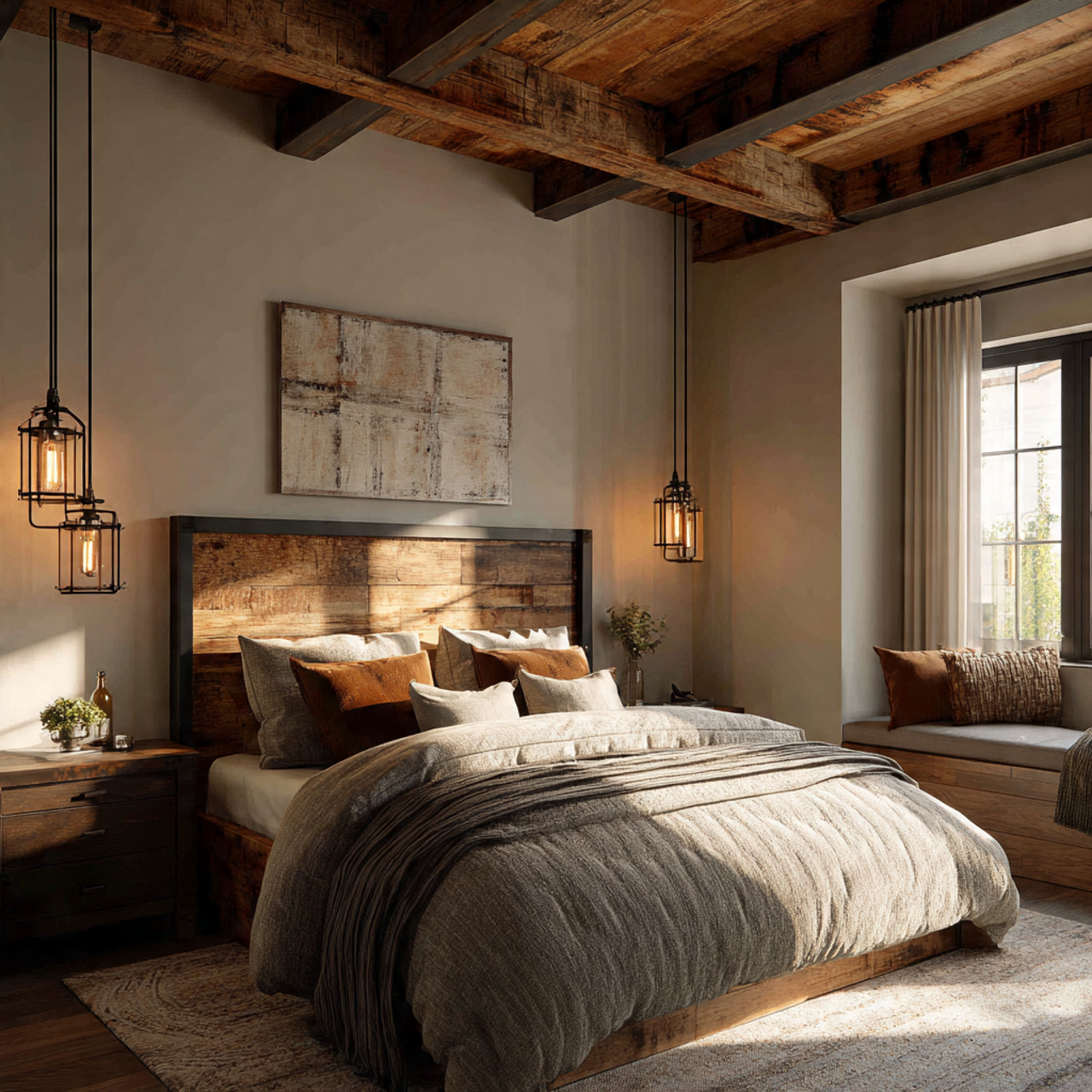 25 Bedroom Lighting Ideas That Instantly Elevate Style & Co 23 bedroom lighting ideas featuring rustic wood and