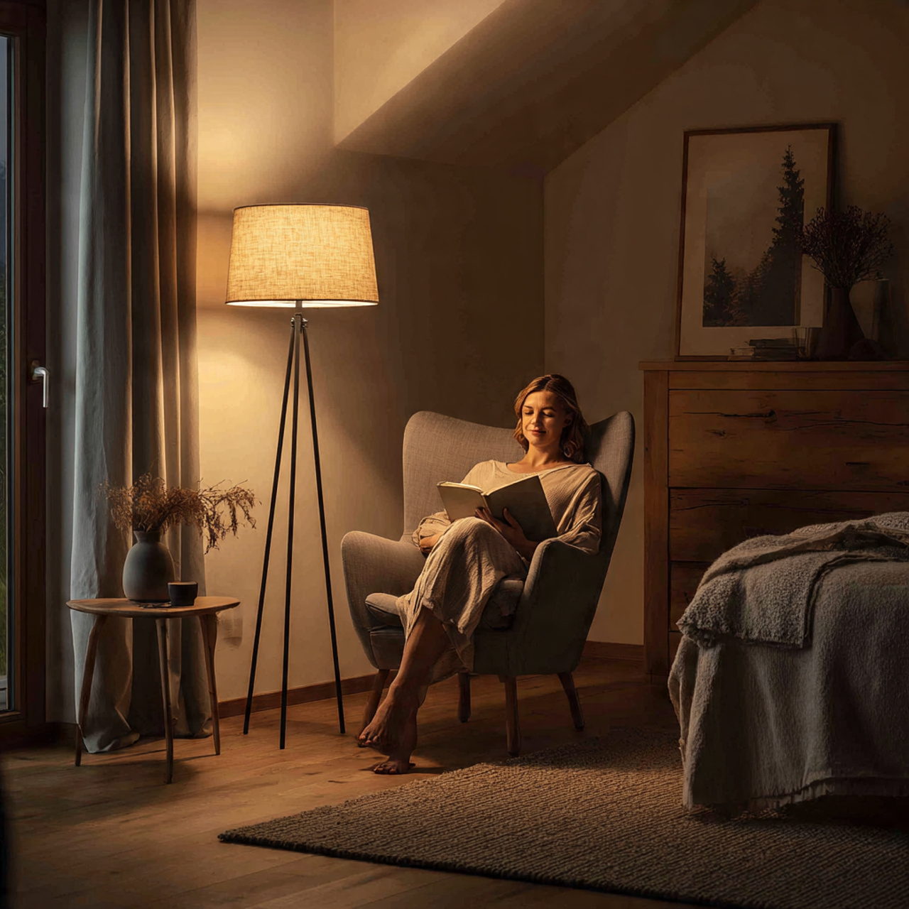 25 Bedroom Lighting Ideas That Instantly Elevate Style & Co 10 bedroom lighting ideas highlighting floor lamp corner