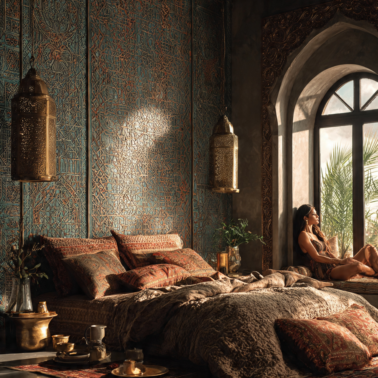 25 Bedroom Wallpaper Ideas That Instantly Transform Your Space 21 bedroom wallpaper ideas with moroccan tile inspirations