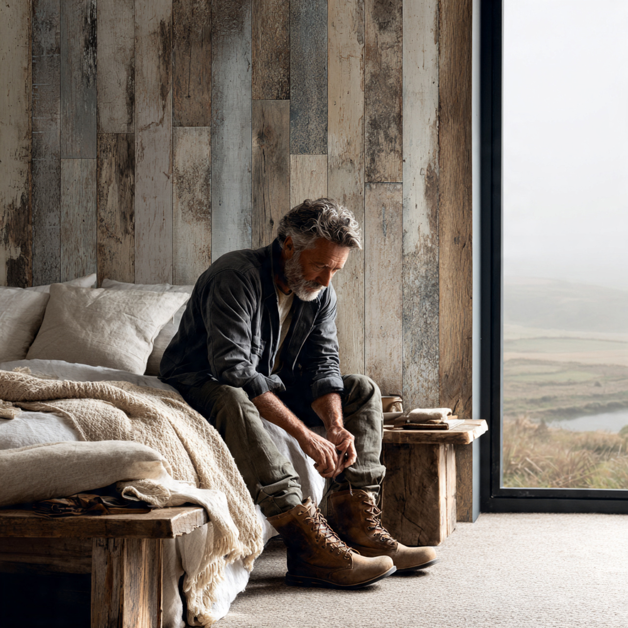 25 Bedroom Wallpaper Ideas That Instantly Transform Your Space 13 bedroom wallpaper ideas with rustic wood plank