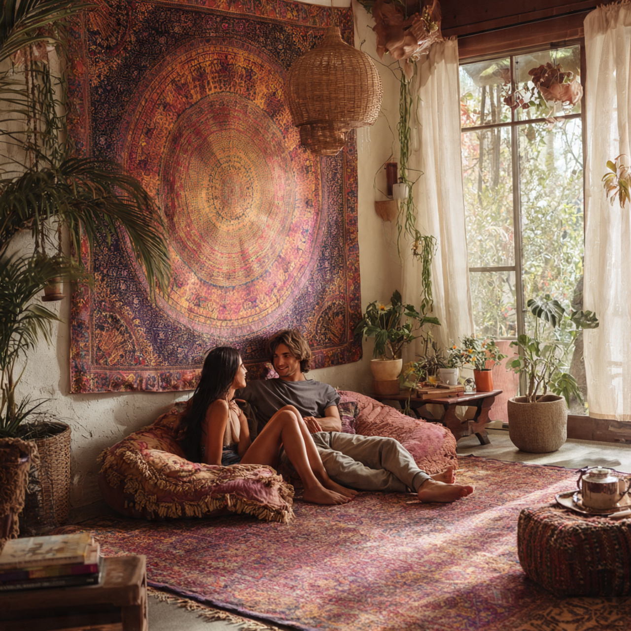 25 Stunning Wall Design Ideas to Transform Your Home 14 bohemian living room with a large scale