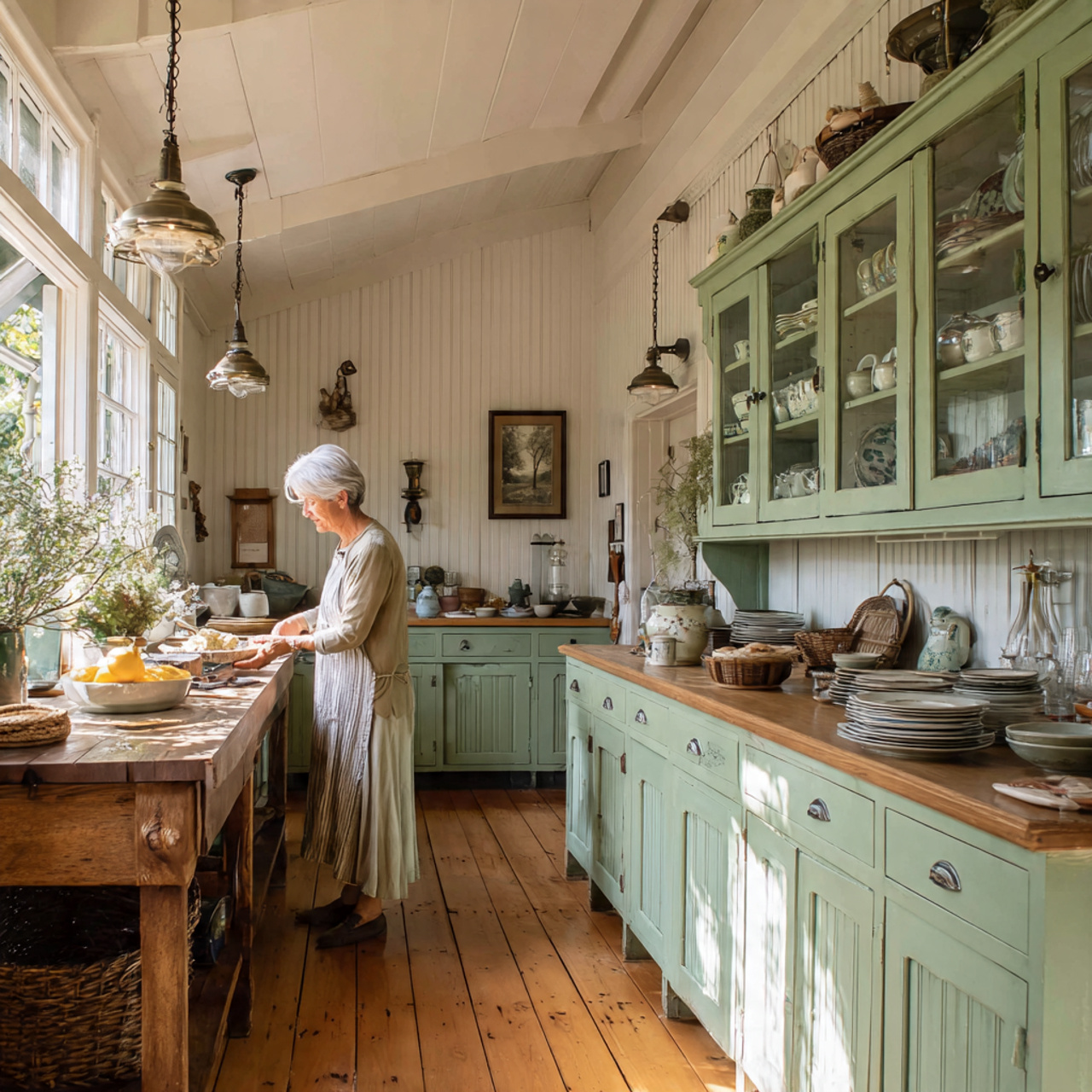 25 Best Country Kitchen Design Ideas to Transform Your Space 5 bright country kitchen with beadboard cabinet doors
