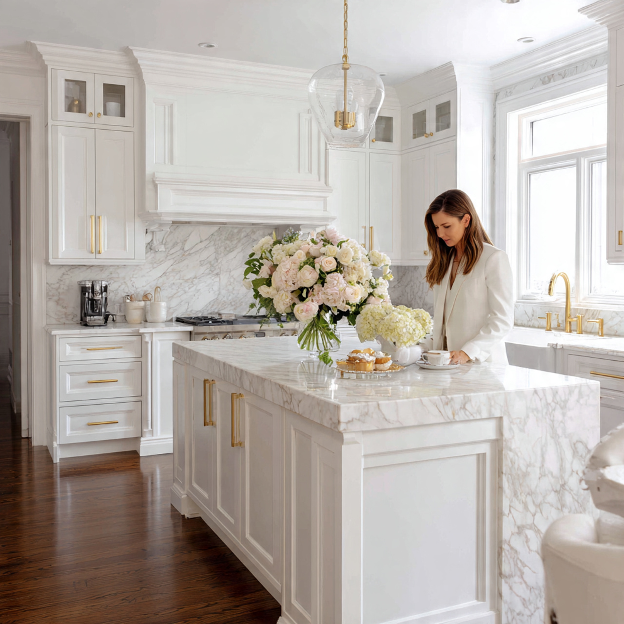 25 Stunning Kitchen Cabinets Ideas for Modern & Stylish Homes 25 bright kitchen with high contrast white and