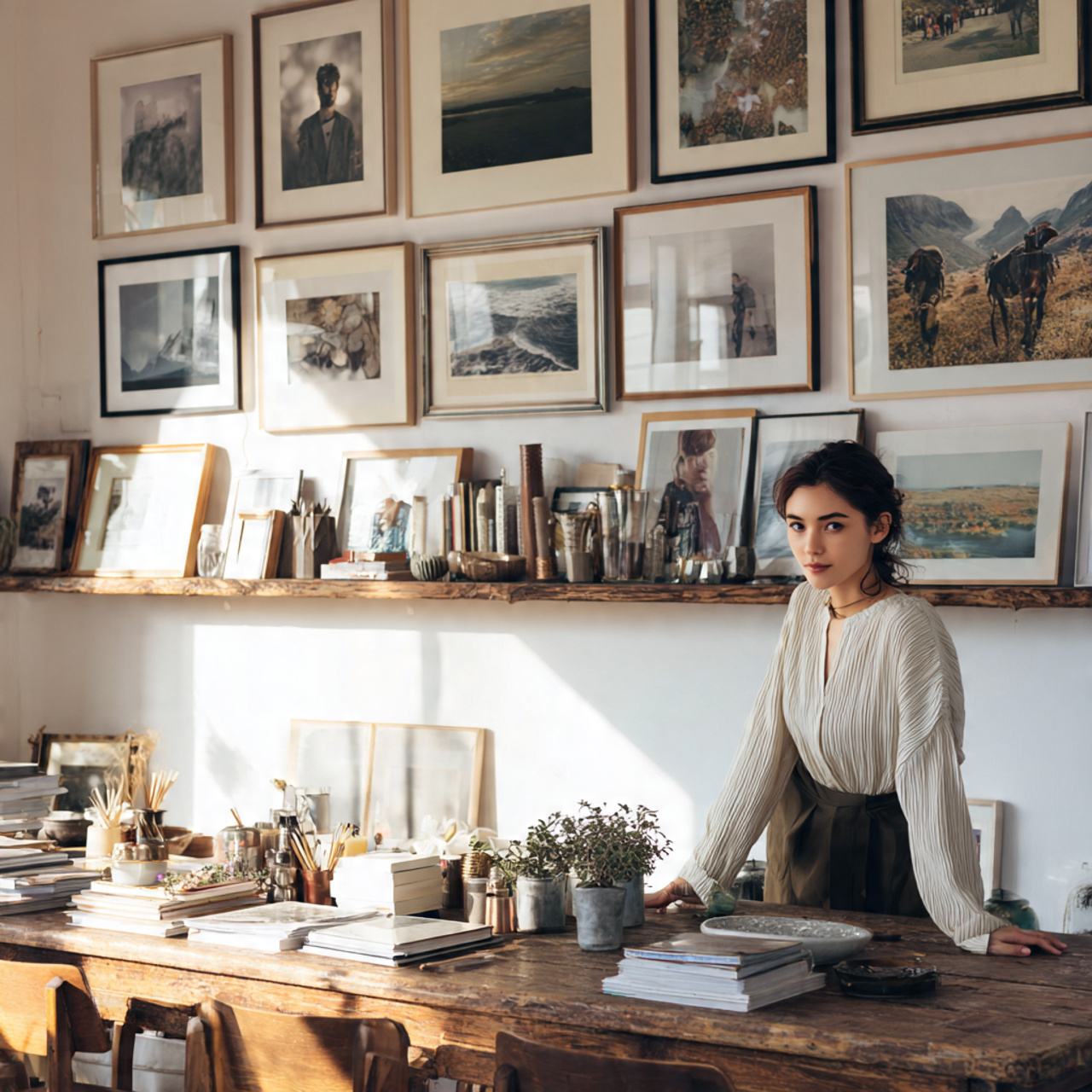 25 Creative Dining Room Wall Decor Ideas to Elevate Your Home 24 casual dining room with a layered lean to