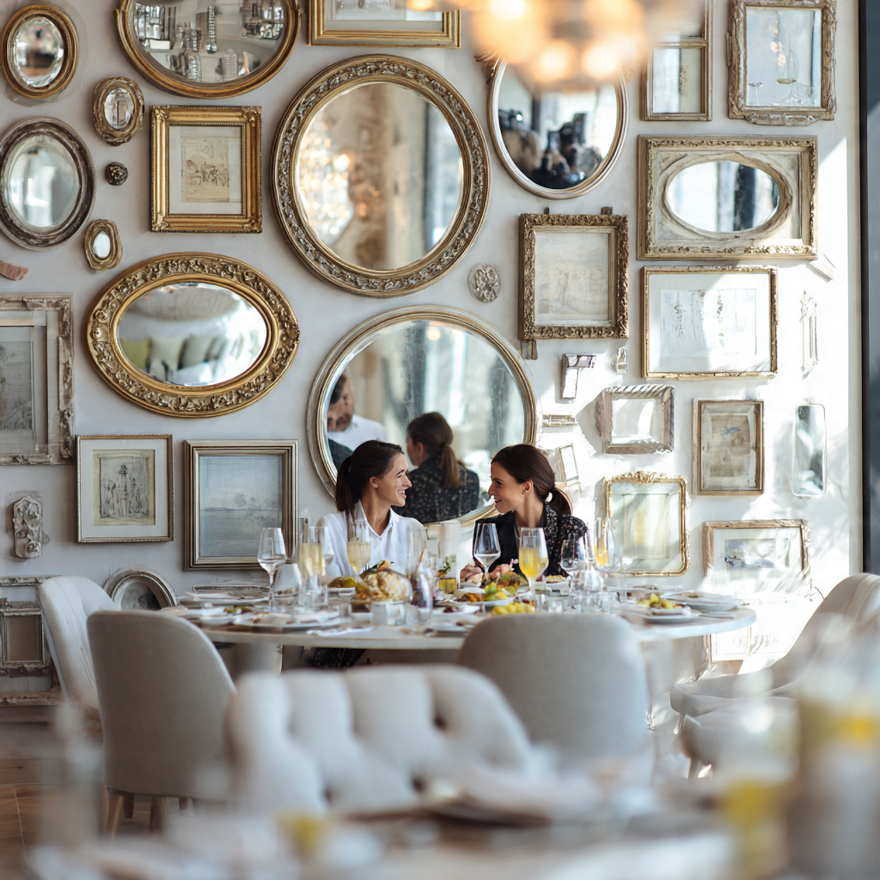 25 Creative Dining Room Wall Decor Ideas to Elevate Your Home 4 chic dining room with a collection of