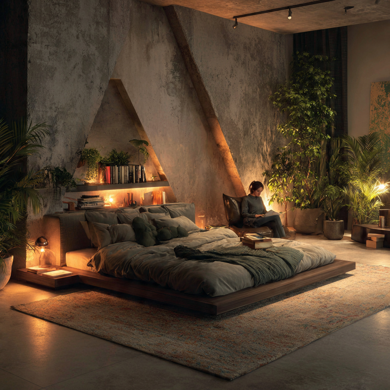 25 Bedroom Layout Ideas for a Stylish, Spacious & Relaxing Retreat 17 contemporary bedroom with bed placed at an