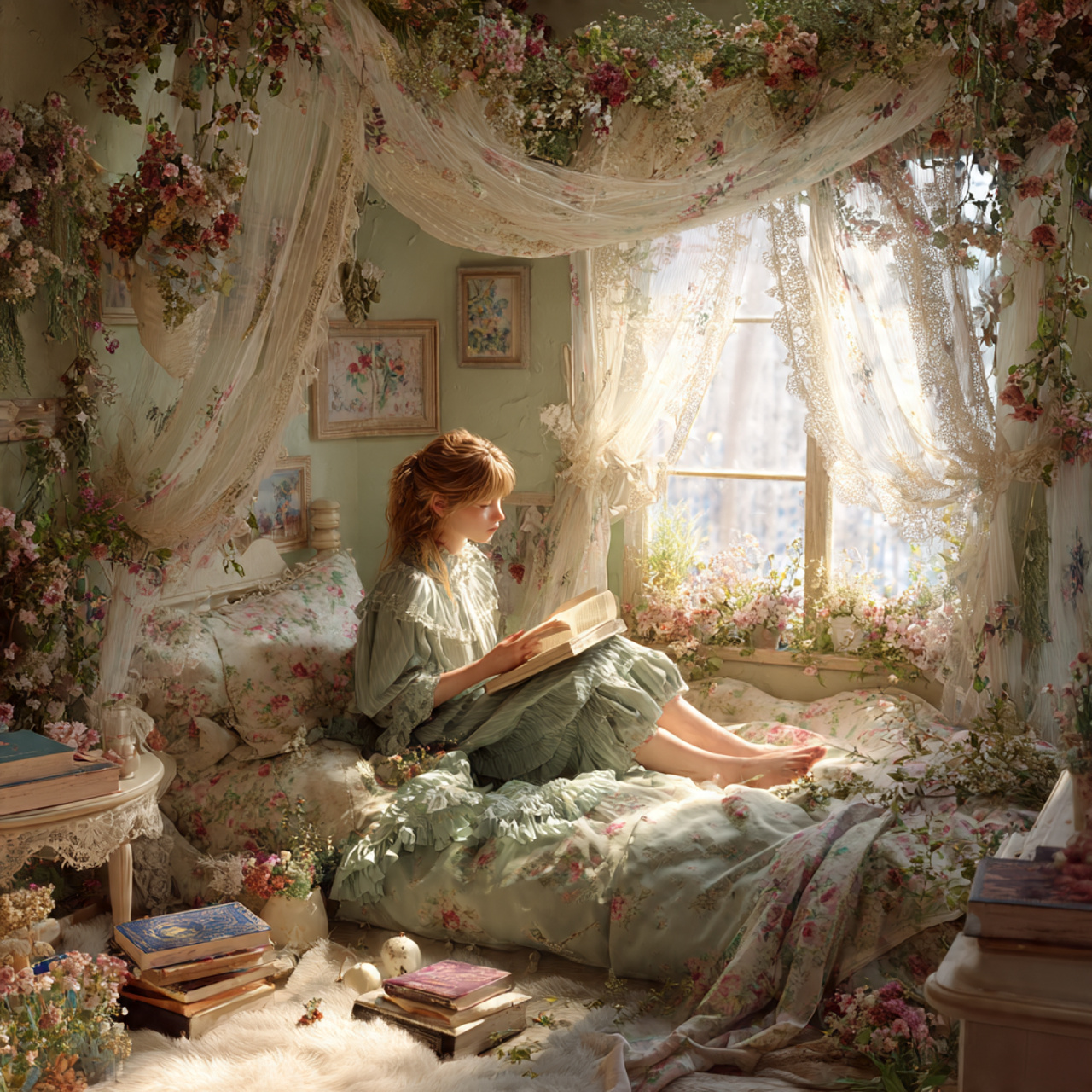 25 Bedroom Decoration Ideas to Create a Stylish & Peaceful Retreat 20 cottagecore bedroom with pastel floral prints lace