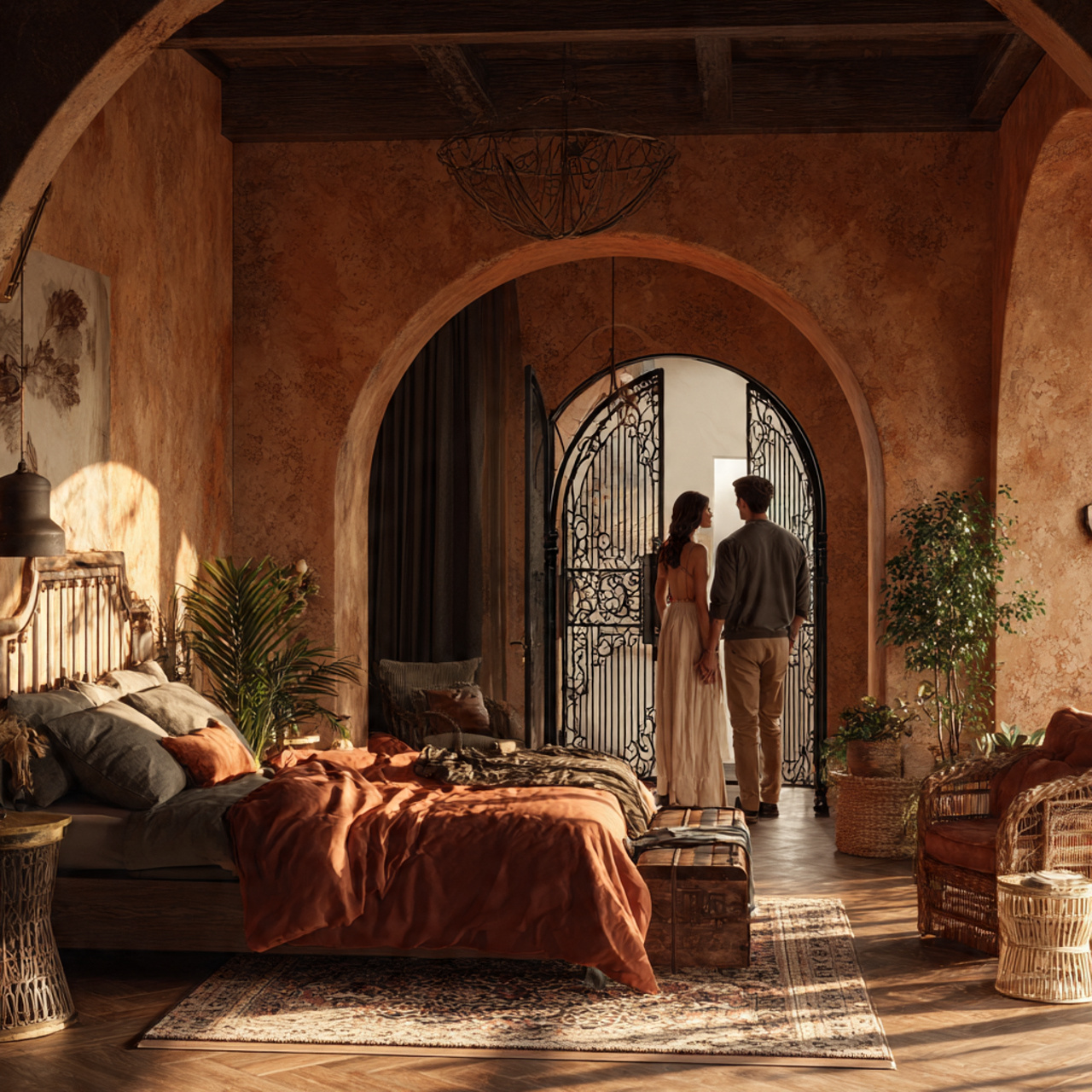 25 Couples Bedroom Ideas for a Romantic & Stylish Retreat 25 couples bedroom ideas featuring mediterranean terra cotta