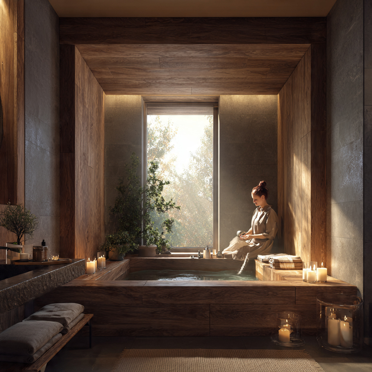 25 Top Bathtub Ideas for Luxury and Modern Comfort 7 cozy bathroom with a standard drop in tub