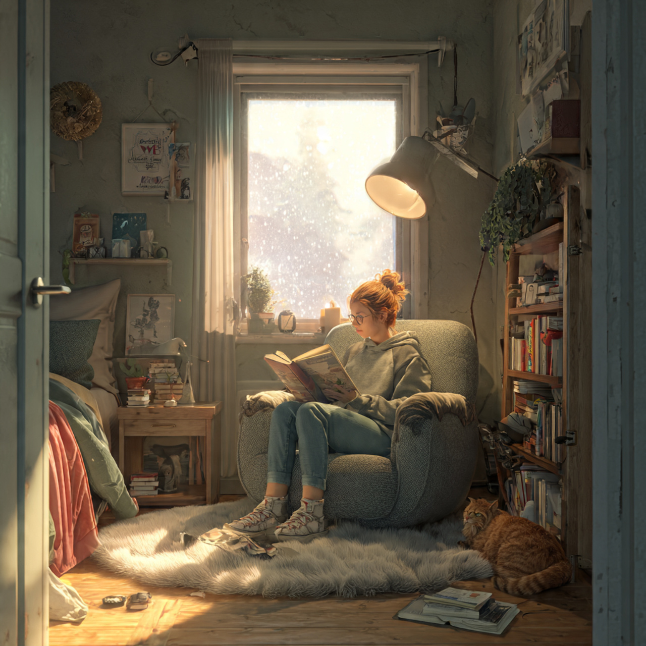 25 Bedroom Layout Ideas for a Stylish, Spacious & Relaxing Retreat 13 cozy bedroom featuring a reading corner with