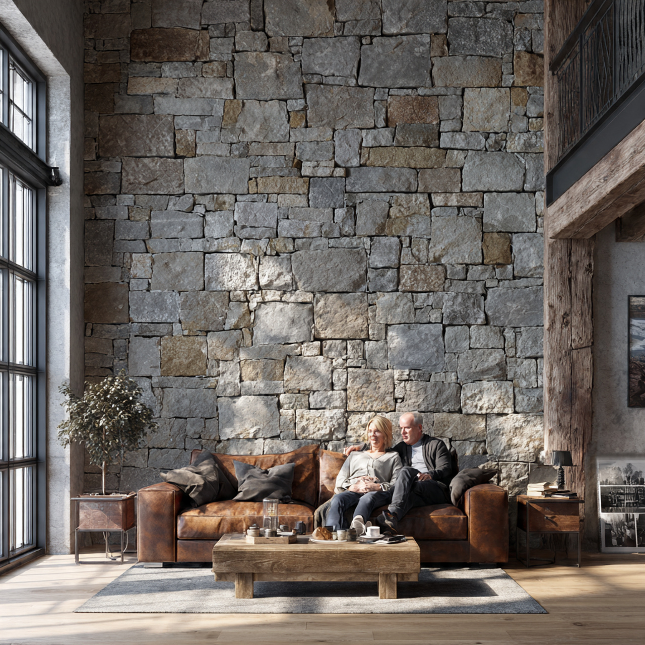 25 Stunning Wall Design Ideas to Transform Your Home 19 cozy living room with natural stone veneer