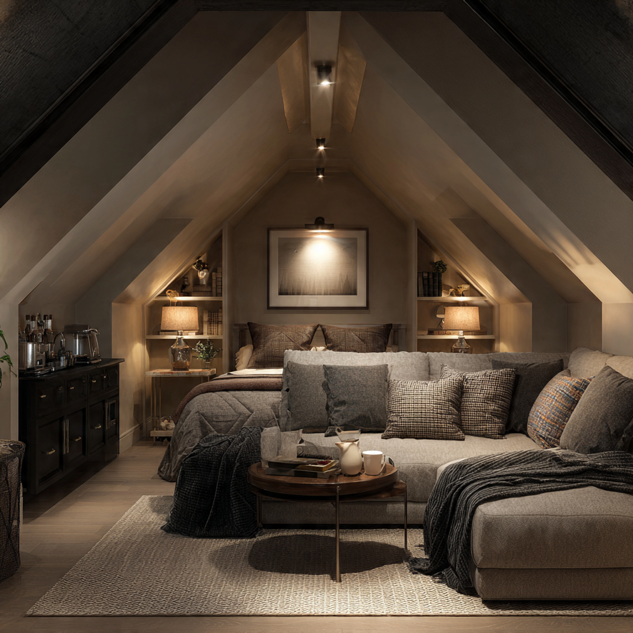 25 Stunning Attic Room Ideas to Transform Your Home 12 elegant attic guest suite with sloped ceilings