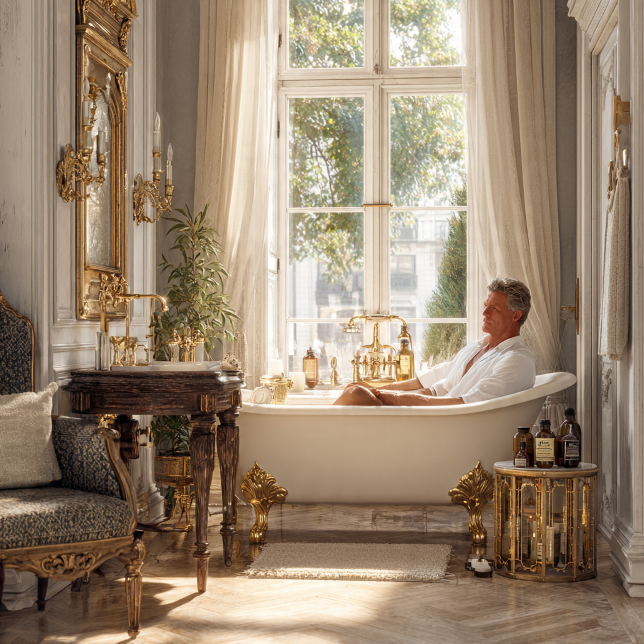 25 Bathroom Decoration & Ideas: Transform Your Bath Into a Luxurious Retreat 2 elegant bathroom with a classic white clawfoot