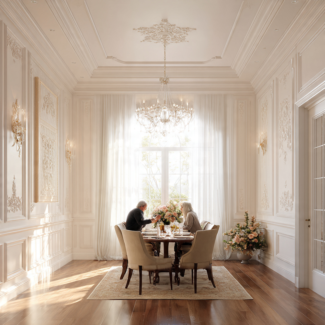 25 Stunning Wall Design Ideas to Transform Your Home 10 elegant dining room featuring intricate wainscoting and