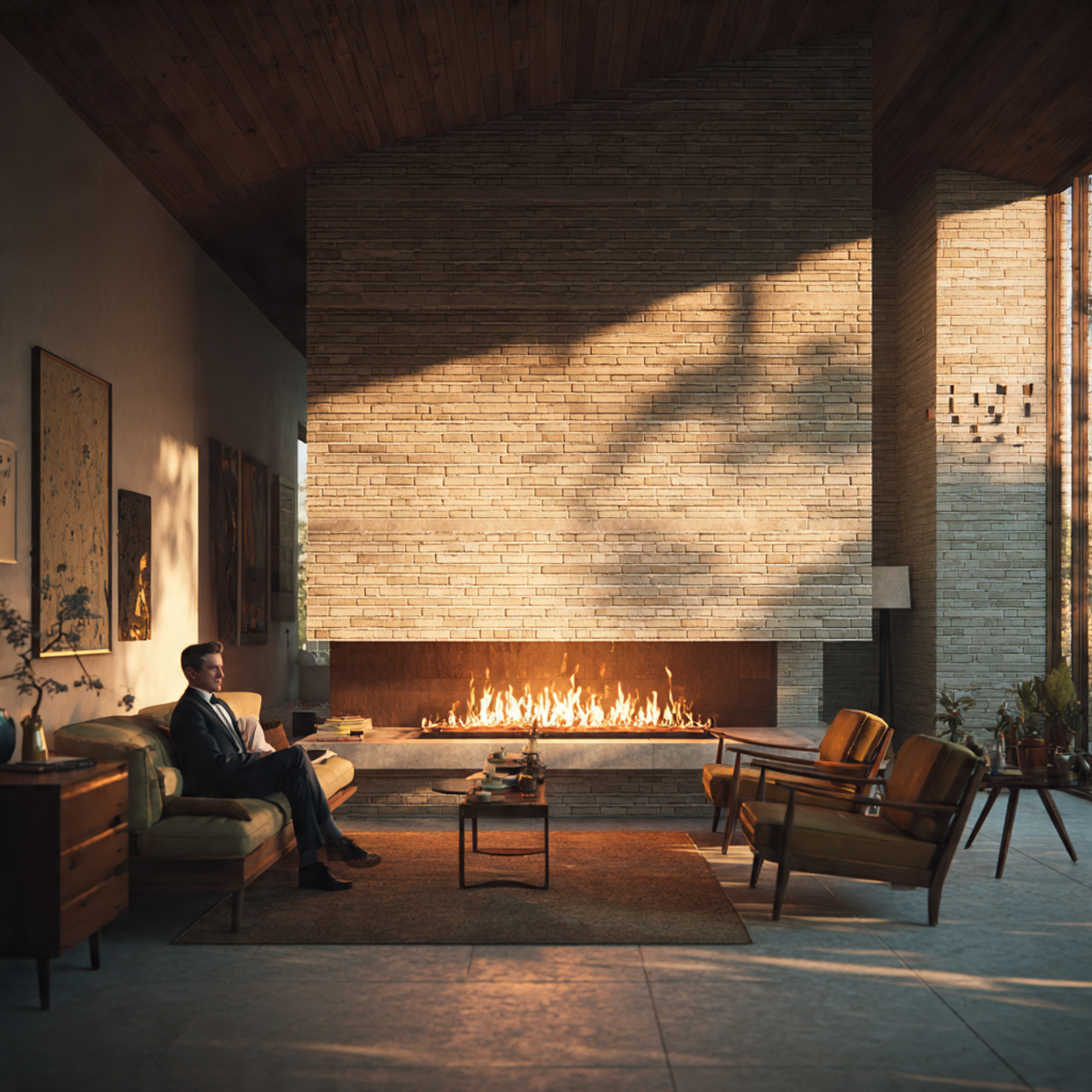 25 Fireplace Ideas That Instantly Transform Your Home with Warmth & Style 12 highly realistic interior scene of fireplace ideas