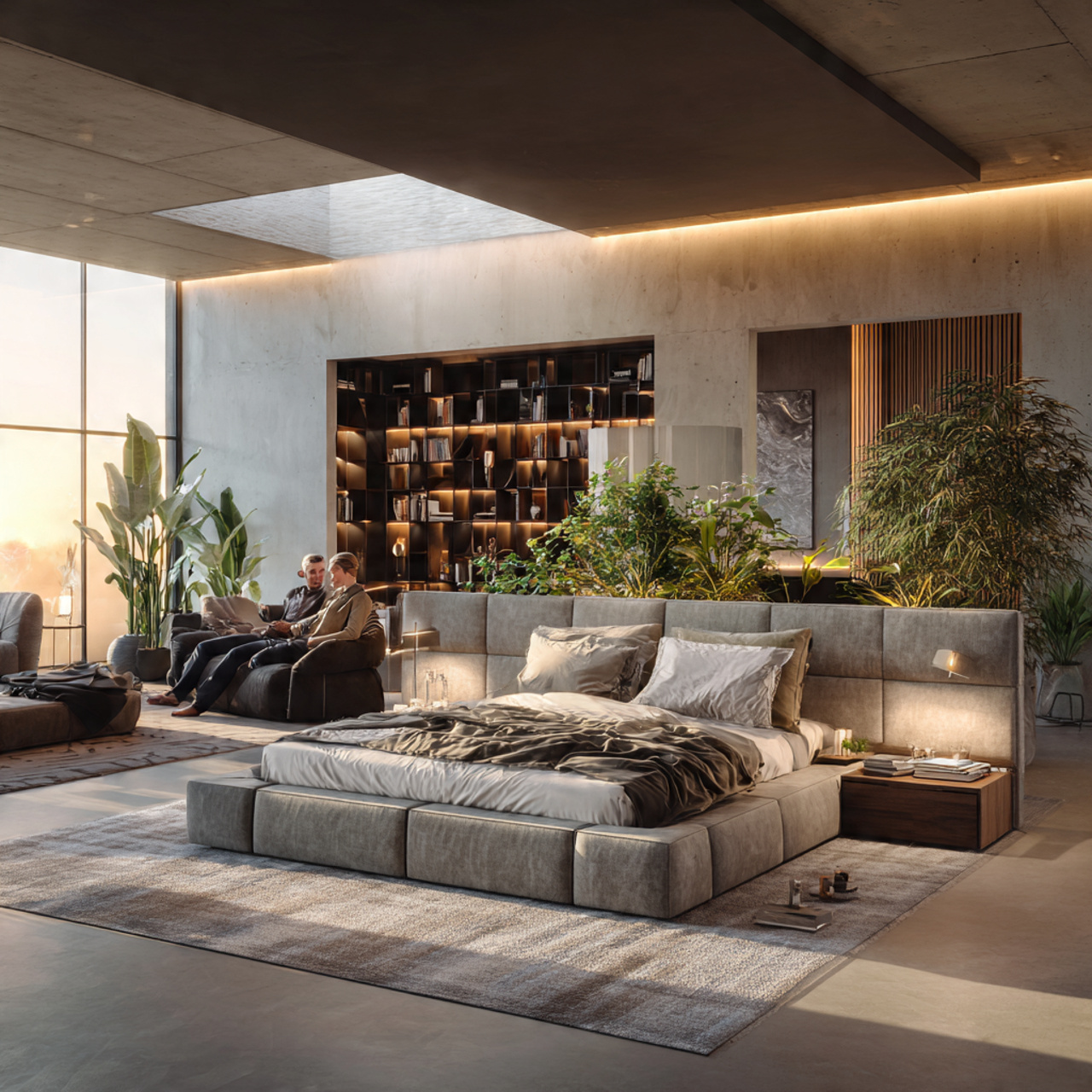 25 Bedroom Layout Ideas for a Stylish, Spacious & Relaxing Retreat 15 large modern bedroom with a centralized island