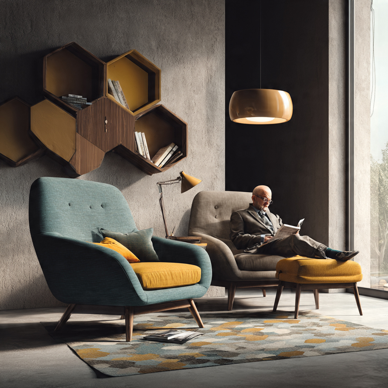 25 Bedroom Decoration Ideas to Create a Stylish & Peaceful Retreat 7 mid century modern bedroom with sleek furniture tapered