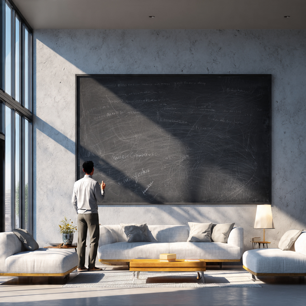 25 Living Room Wall Decor Ideas for a Stylish Home 22 modern living room featuring a large framed