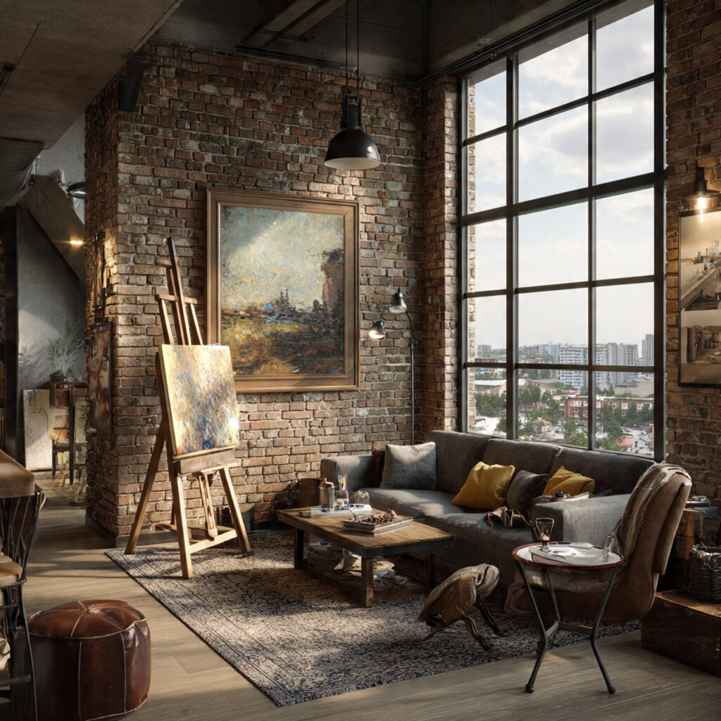 25 Stunning Wall Design Ideas to Transform Your Home 9 modern loft with exposed industrial brick wall