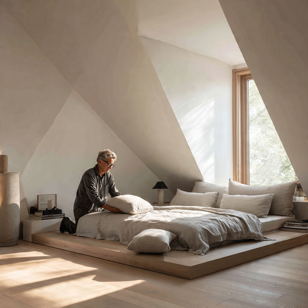 25 Stunning Attic Room Ideas to Transform Your Home 2 modern minimalist attic guest bedroom with a