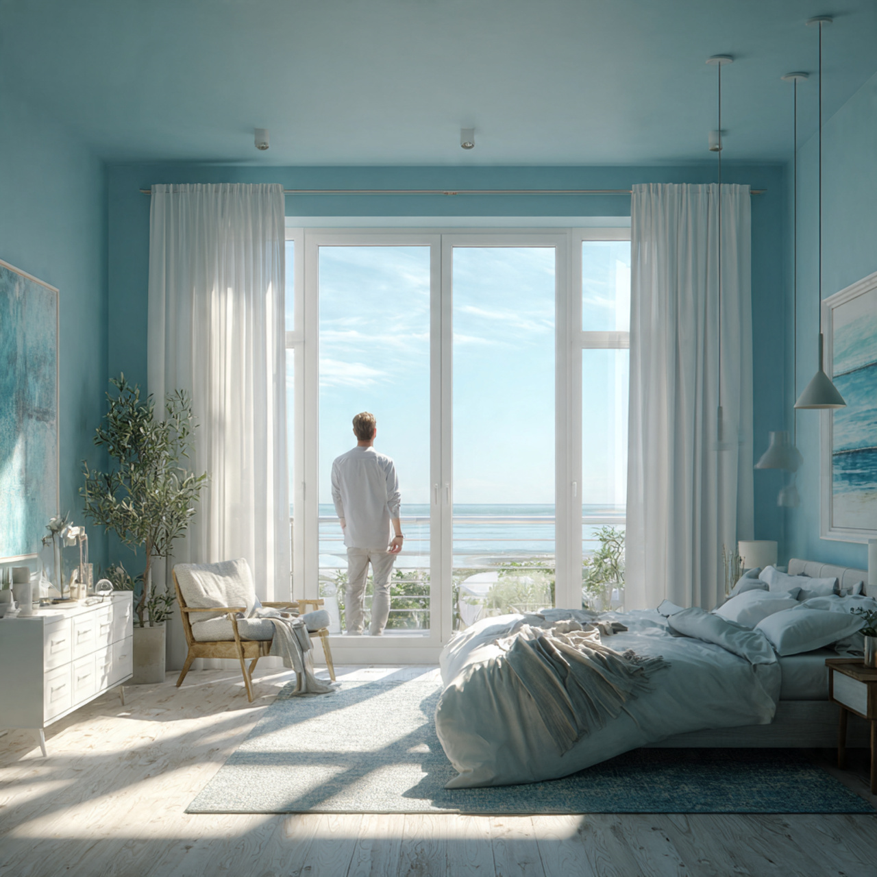 25 Bedroom Colour Ideas: Stunning Palettes for a Calm & Stylish Space 11 realistic bedroom colour ideas featuring gentle sky