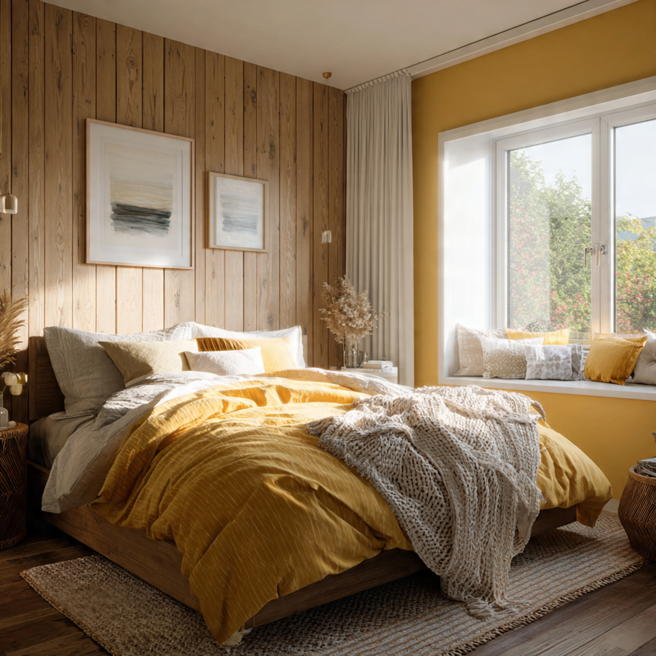 25 Bedroom Colour Ideas: Stunning Palettes for a Calm & Stylish Space 22 realistic bedroom colour ideas showcasing golden honey