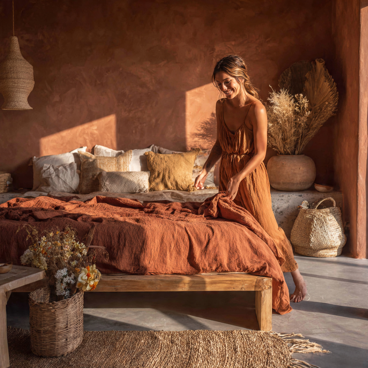 25 Bedroom Colour Ideas: Stunning Palettes for a Calm & Stylish Space 3 realistic bedroom colour ideas with warm terracotta