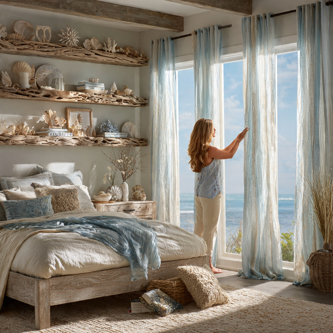 25 Creative Bedroom Ideas to Elevate Comfort & Style Instantly 6 realistic bedroom featuring coastal driftwood bedroom ideas