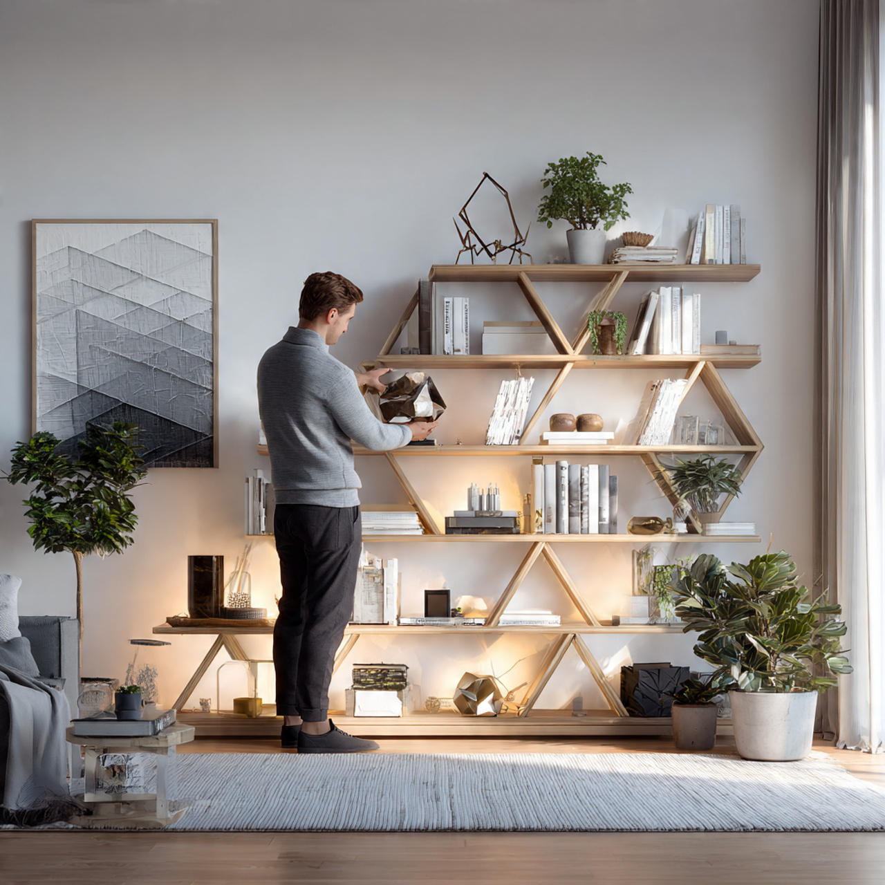 25 Creative Bedroom Ideas to Elevate Comfort & Style Instantly 16 realistic bedroom featuring contemporary geometric bedroom ideas