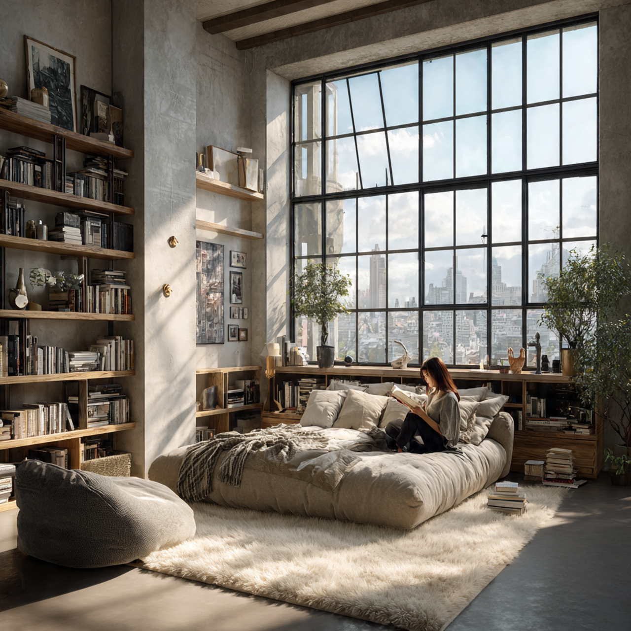 25 Creative Bedroom Ideas to Elevate Comfort & Style Instantly 21 realistic bedroom featuring loft style open concept