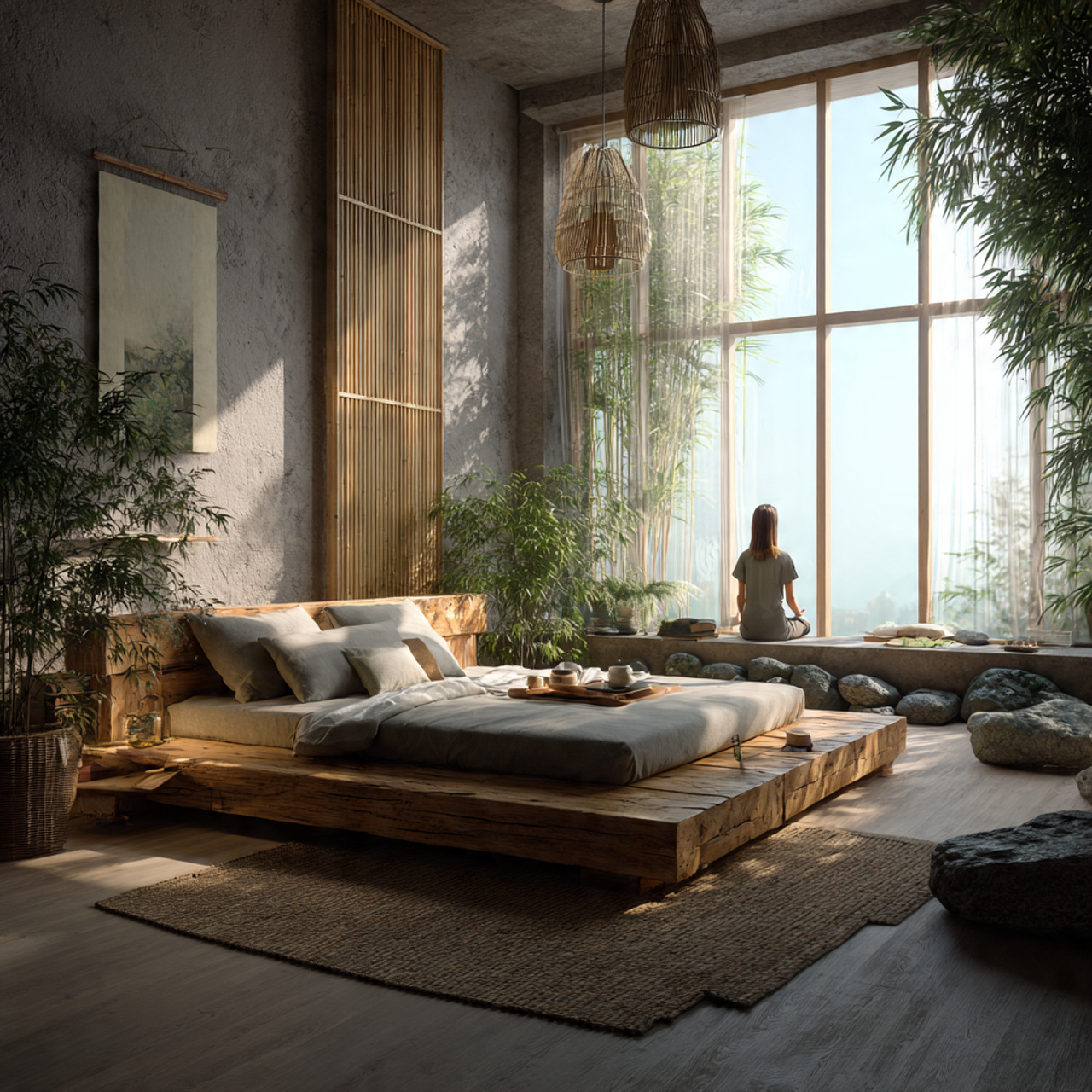 25 Creative Bedroom Ideas to Elevate Comfort & Style Instantly 13 realistic bedroom featuring zen inspired natural bedroom