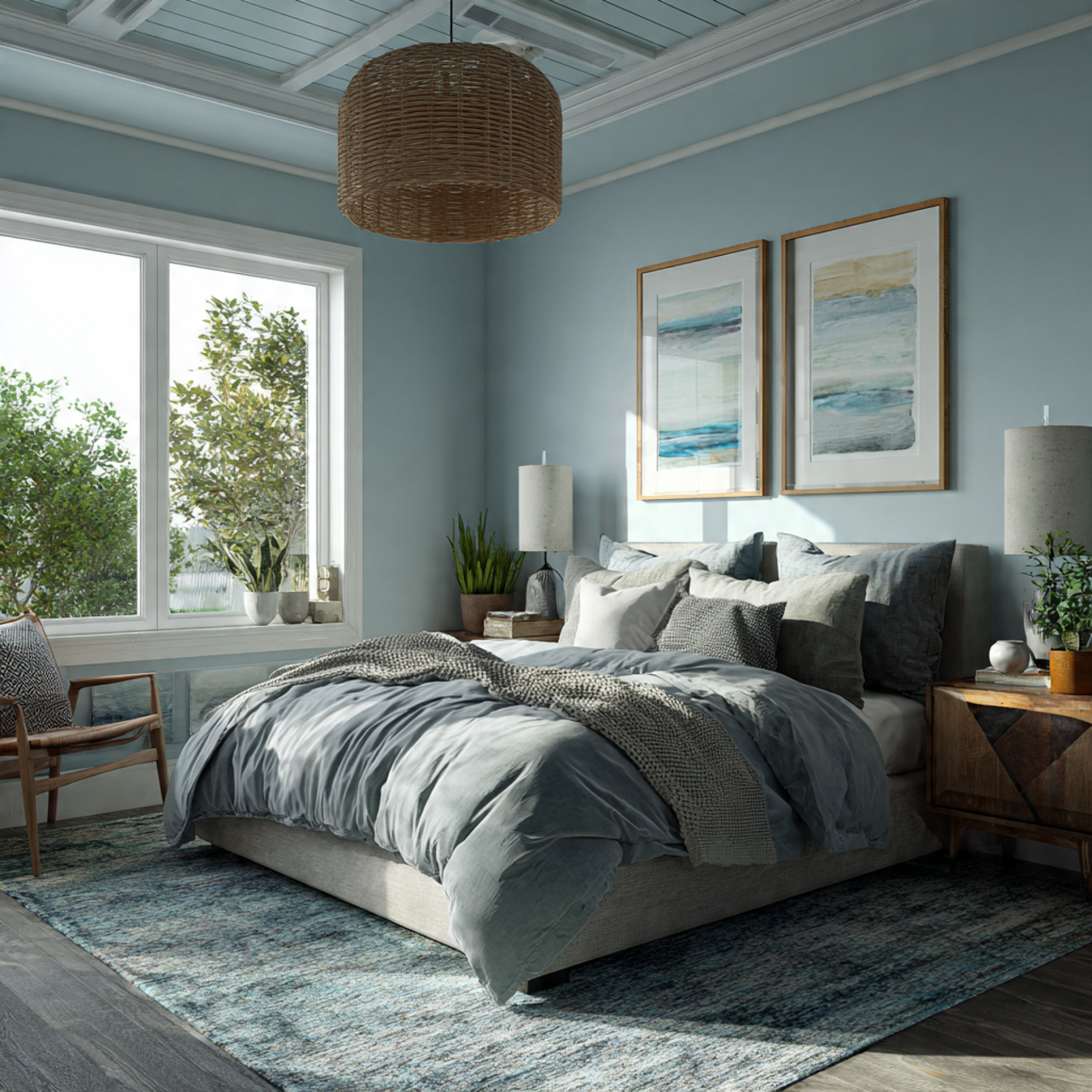 25 Best Sherwin Williams Color Palettes Ideas for Modern Interiors 19 realistic bedroom or bathroom with layered shades