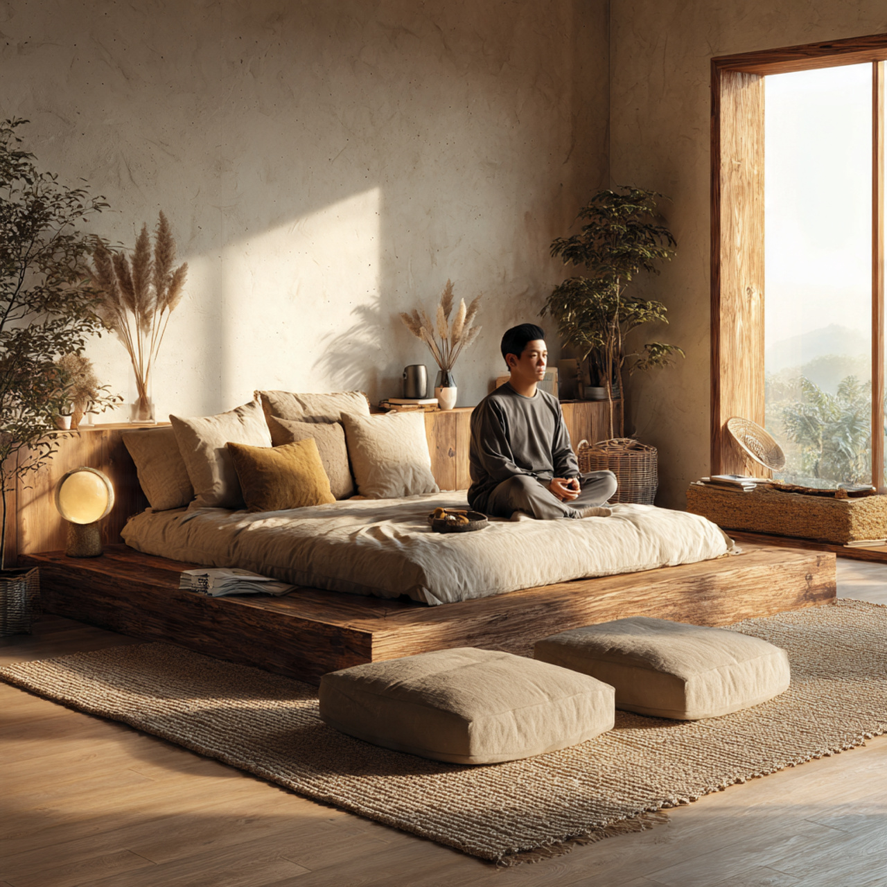 25 Creative Bedroom Ideas to Elevate Comfort & Style Instantly 9 realistic bedroom showcasing japandi hybrid bedroom ideas