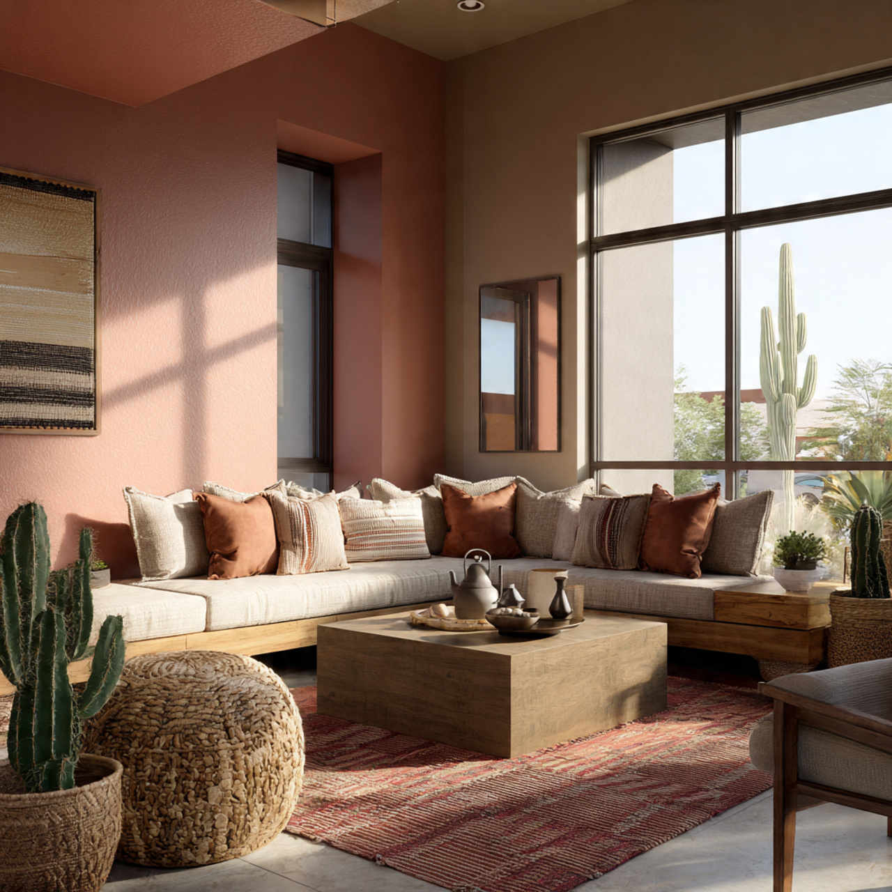 25 Best Sherwin Williams Color Palettes Ideas for Modern Interiors 4 realistic cozy living area with warm terra