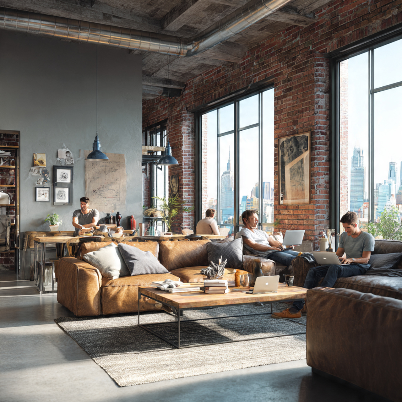 25 Best Sherwin Williams Color Palettes Ideas for Modern Interiors 3 realistic loft style living room with raw gray