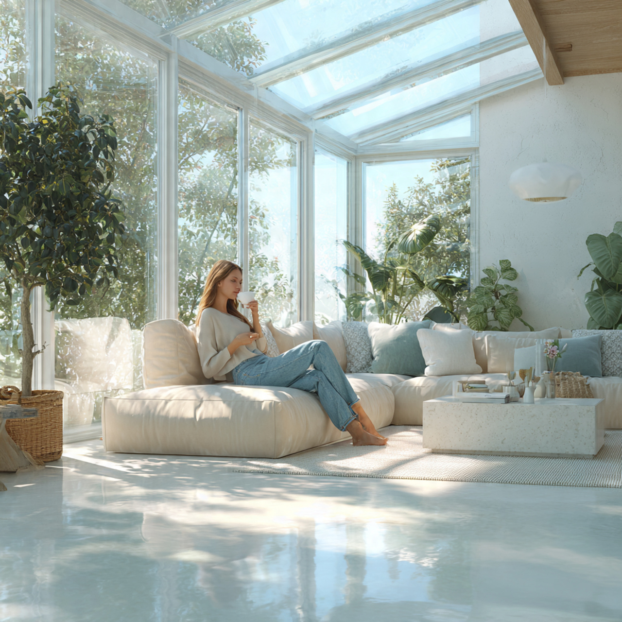 realistic room inspiration ideas of a sun drenched