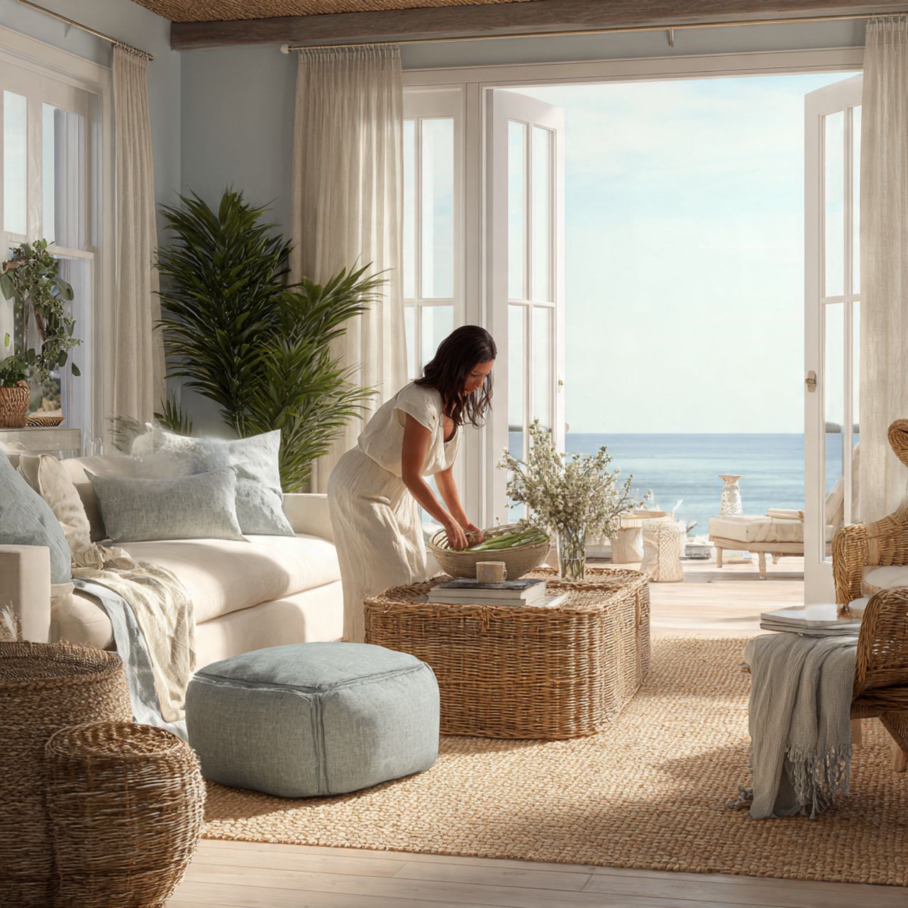 realistic room inspiration ideas showcasing a coastal